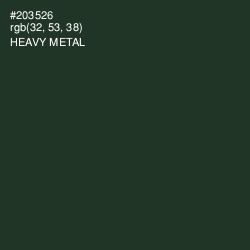 #203526 - Heavy Metal Color Image